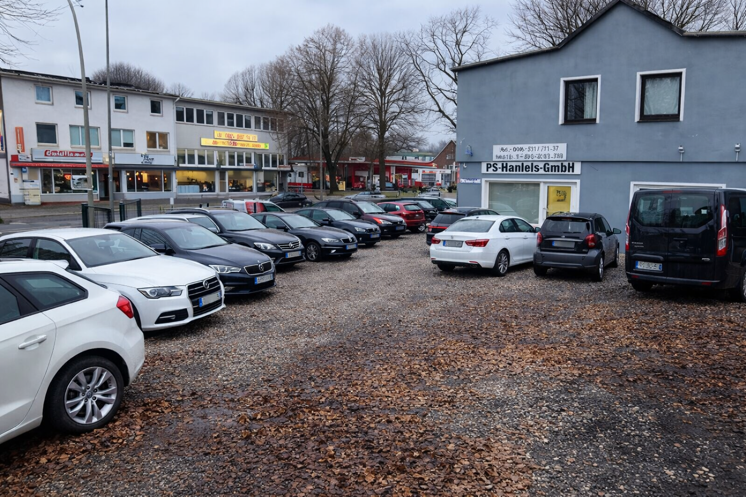 Außenparkplatz Flughafen Hamburg